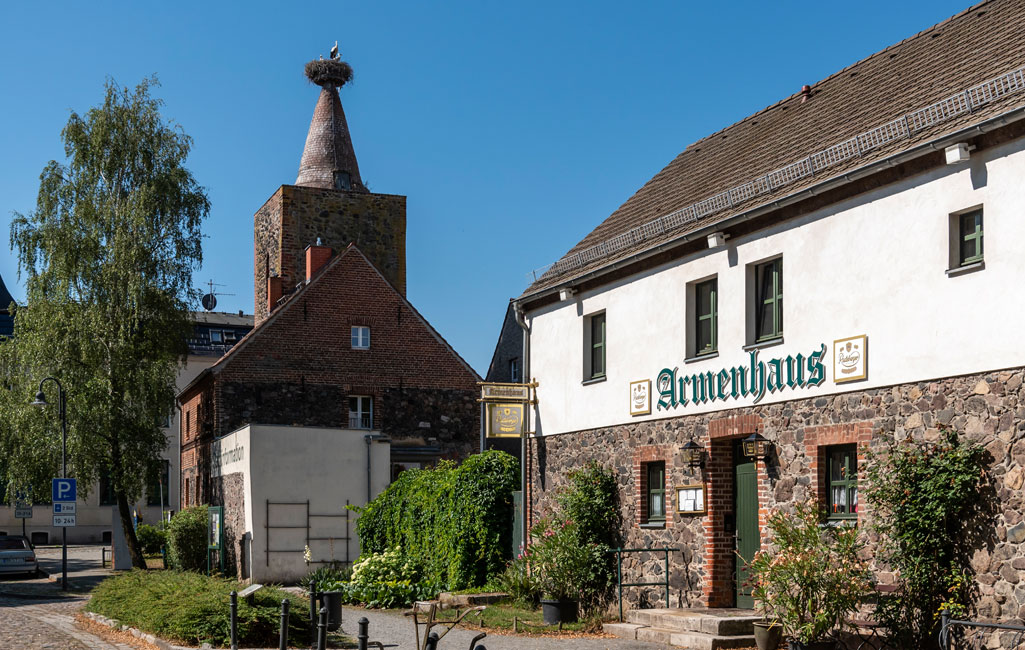 Altlandsberg: Armenhaus und Storchenturm, Foto: Erik-Jan Ouwerkerk